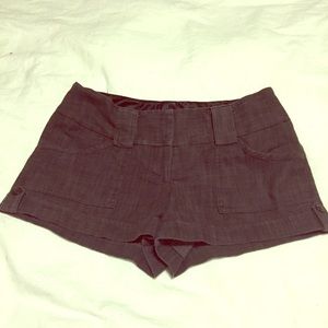 Maurices dark grey shorts. Size 7/8.