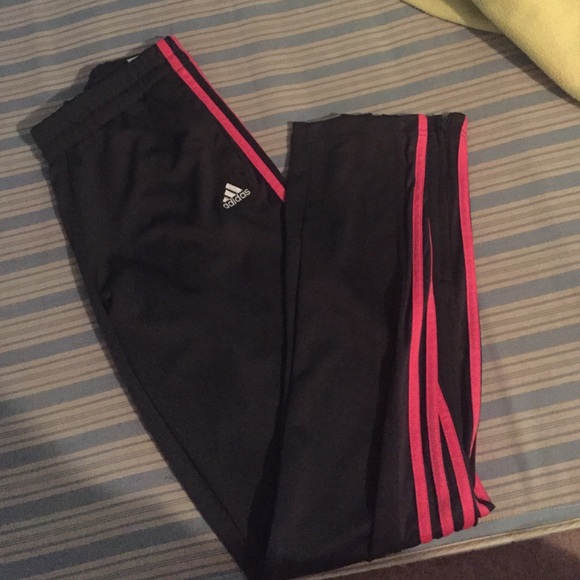 Pink adidas pants