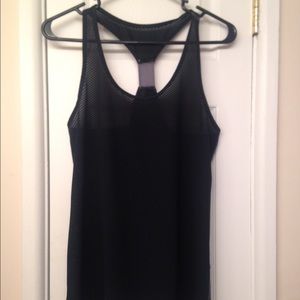Under Armour heat gear black racer back tank