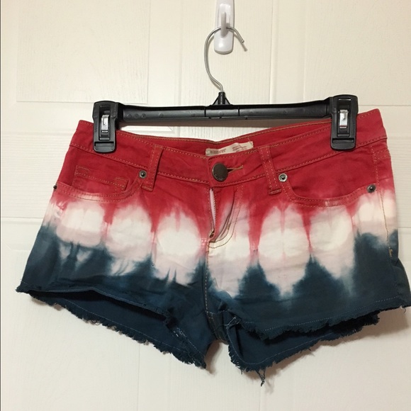 Red, white, and blue shorts!
