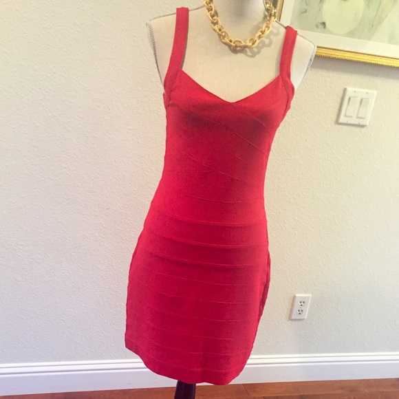 Express Dresses & Skirts - Red Bodycon Dress