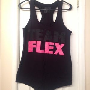 Flex Til You're Famous racerback Team Flex tank