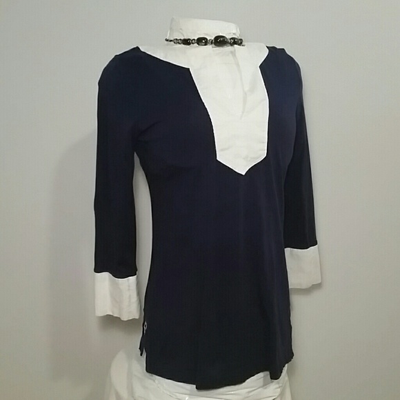 Ralph Lauren Tops - Ralph Lauren Navy Blue Tunic NWOT