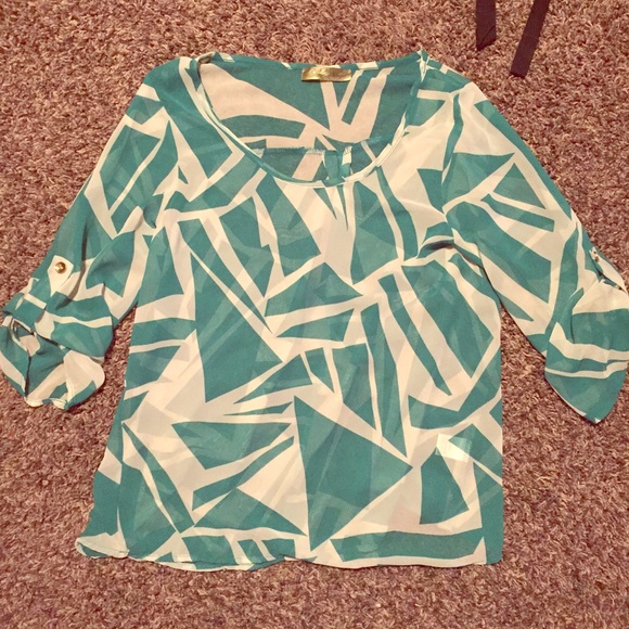 Francesscas sheer blouse