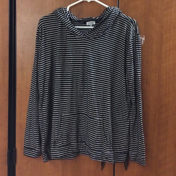 Tobi striped hoodie