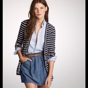 J Crew Striped Cardigan Size M