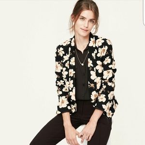 NWT Black Floral Loft Blazer for Spring