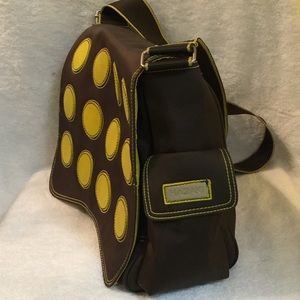 Retro messenger bag.