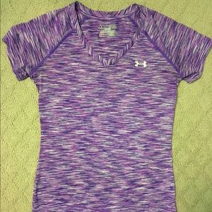 Purple Patterned UA Shirt