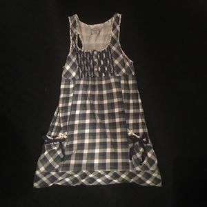 Plaid Dressy Layering Tank