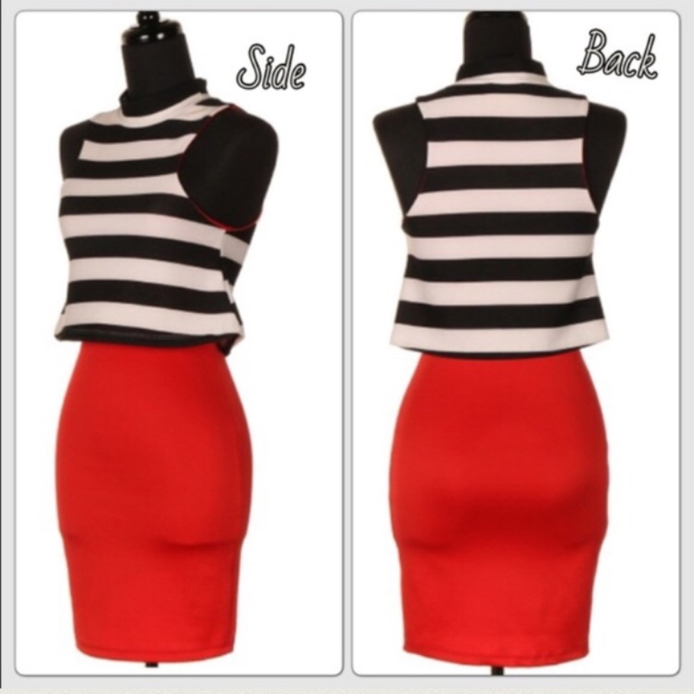 Sailer Strip Dress - Picture 1 of 8