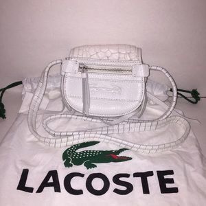 Lacoste leather cross body