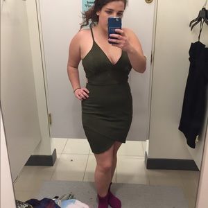 Olive Green Dress