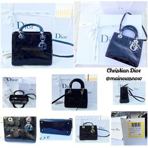 Christian Dior: Lady Dior Bag, Dark Purple Quilted