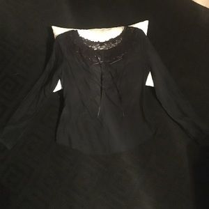 Whitehouse | Blackmarket  Silk and Cotton Blouse