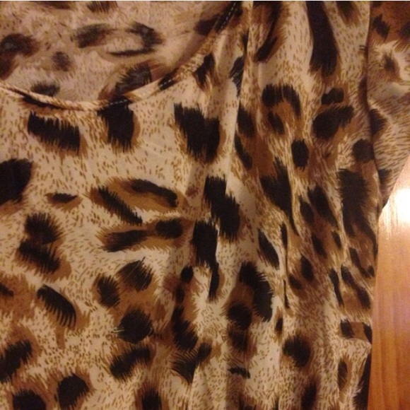NWOT leopard print mini dress - Picture 4 of 4