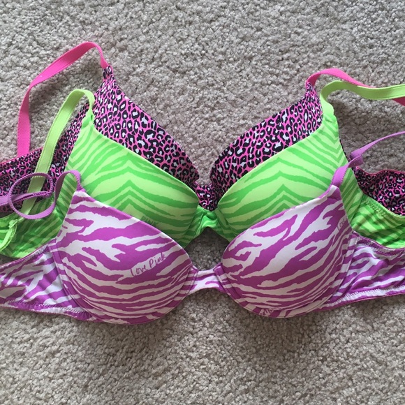 PINK Victoria's Secret bras
