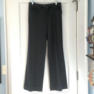 LOFT charcoal gray suit pants