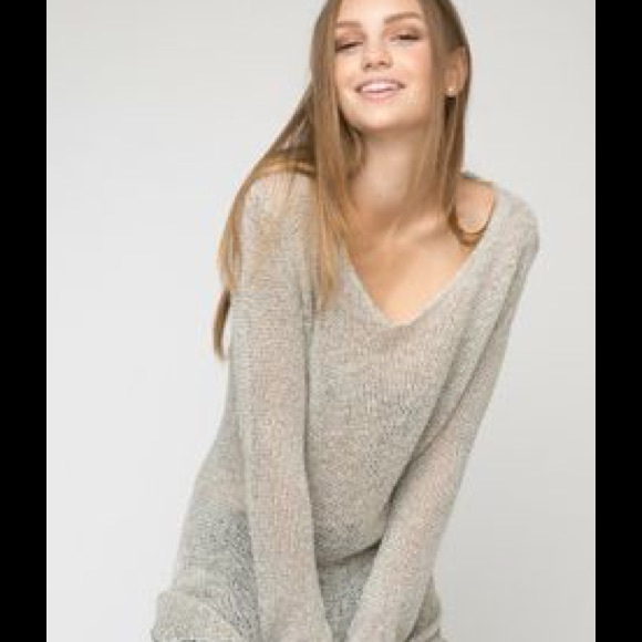 Brandy Melville Tan Pullover Sweater Size S