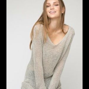 Brandy Melville Tan Pullover Sweater Size S