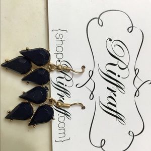 Black drop earrings