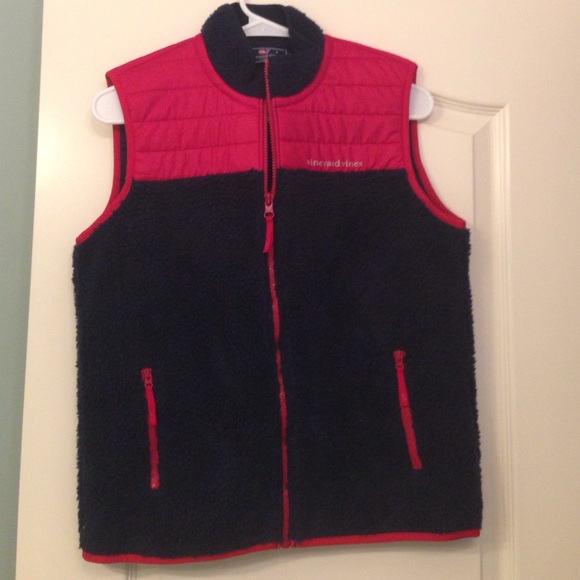 Vineyard Vines Sherpa fleece vest NWT
