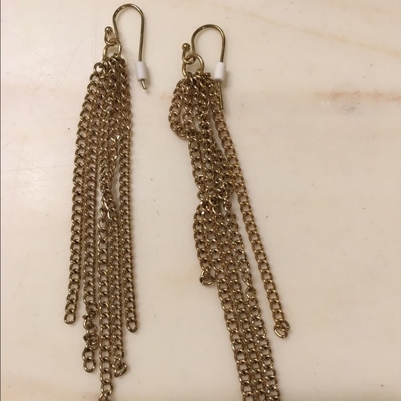 3 sets of gold earrings