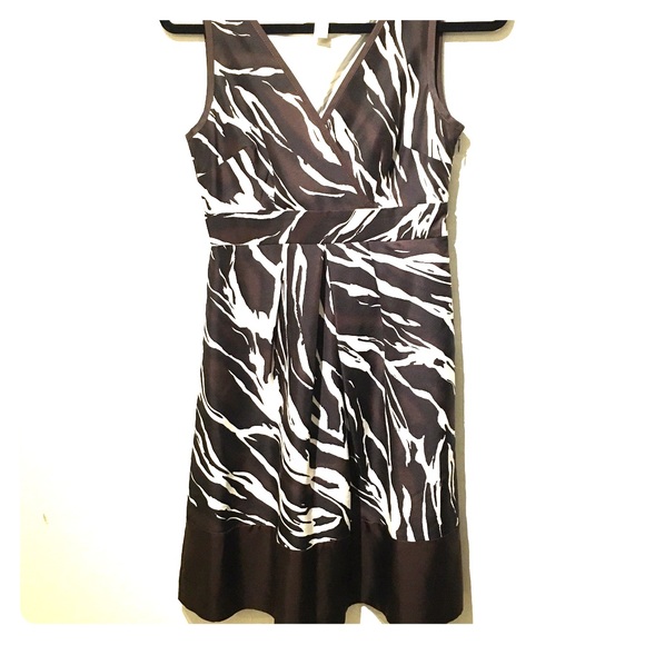 Zebra print cocktail dress