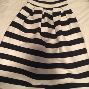 Top shop striped skirt