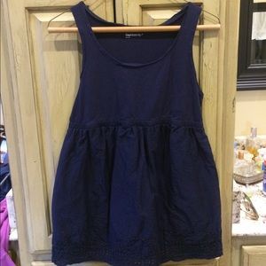 adorable Navy maternity tank top