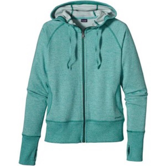 Patagonia Teal Hoodie Size XS