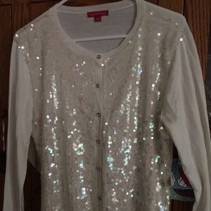 👑WOW Factor👑  NY Collection Sequined Cardigan🛍