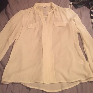 White blousey top size M