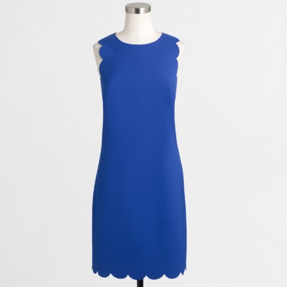 J. Crew Scalloped Dress