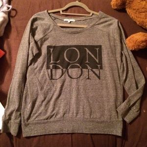 Junk Food gray sweater