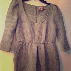 💟SOLD💟Juicy Couture Quilted Gray Tunic
