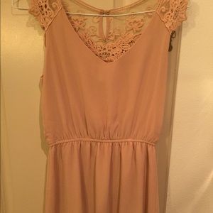 Peach / nude tone dress