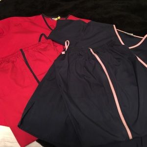 Scrubs 2 tops 2 bottoms