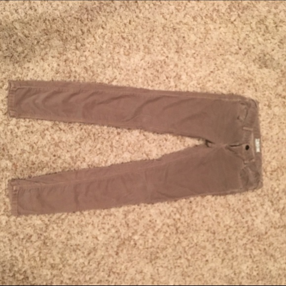 Corduroy tan skinnies