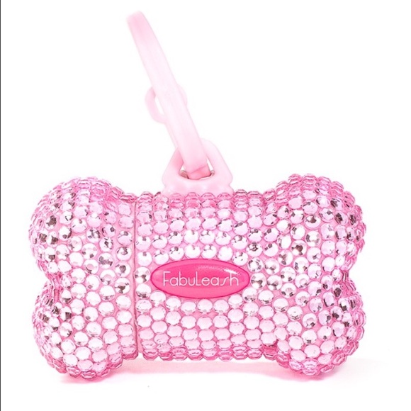 BNWT Crystallized dog poop bag dispenser