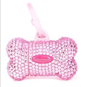 BNWT Crystallized dog poop bag dispenser