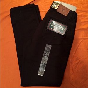 Ralph Lauren petite high waisted black jeans