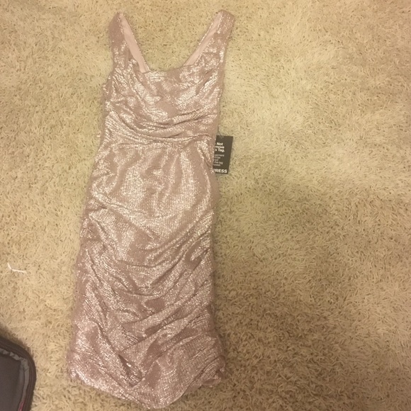Rose gold express dress