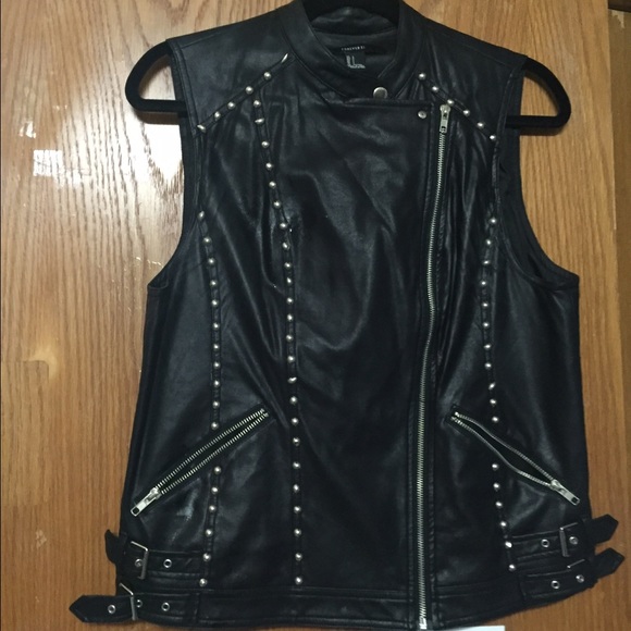F21 Leather Vest