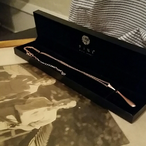 Fini Jewelry Rose Gold Over Ss 925 Teardrop Necklace Poshmark