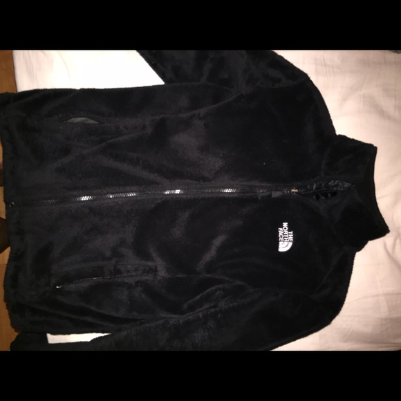 Fuzzy The North Face zip up