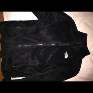 Fuzzy The North Face zip up