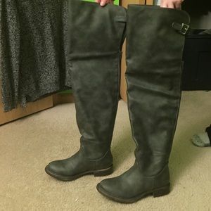 Thigh high boots!