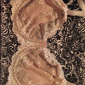 Beautiful cream lace bra