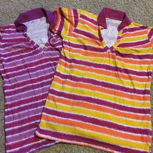 Woman's tops size M(pink) and L(yellow)